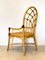 Bamboo & Leather Armchairs, 1970s, Set of 4, Image 7