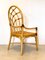 Bamboo & Leather Armchairs, 1970s, Set of 4 5