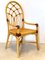 Bamboo & Leather Armchairs, 1970s, Set of 4, Image 3
