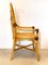 Bamboo & Leather Armchairs, 1970s, Set of 4 4