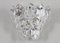 Mid-Century Chrome and Crystal Glass Sconce from Kinkeldey, Germany, 1960, Image 3