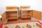 Tables de Chevet ou Tables de Chevet avec Verre Opaxit, 1950s, Set de 2 2