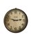 Vintage Industrial Copper Railway Wall Clock from Ferranti, Image 1