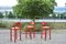 Vintage Red Bar Stools by Vico Magistretti for Cassina, Set of 3 13