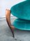 Postmodern Italian Floating Free Form Curved Sofa with Sculptural Copper Base 17