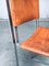 Vintage Leather Dining Chairs, France, 1970s, Set of 5 12