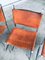 Vintage Leather Dining Chairs, France, 1970s, Set of 5 10