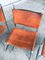 Vintage Leather Dining Chairs, France, 1970s, Set of 5, Image 10