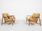 Mid-Century Danish Sofa Set in Oak & Teak by Tove & Edvard Kindt-Larsen for France & Daverkosen, Set of 3 3