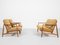 Mid-Century Danish Sofa Set in Oak & Teak by Tove & Edvard Kindt-Larsen for France & Daverkosen, Set of 3, Image 3