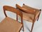 Mid-Century Danish Model 75 Dining Chairs in Teak & Original Paper Cord by Niels Otto Møller, Set of 6 6