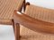 Mid-Century Danish Model 75 Dining Chairs in Teak & Original Paper Cord by Niels Otto Møller, Set of 6, Image 8