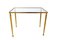 Mid-Century Glass and Gilt Brass Coffee Table with Twisted Legs, France, 1960 2