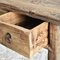 Antique Elm Console Table 7