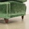 Green Velvet Armchair from Lev & Lev, 1950s 5