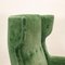 Green Velvet Armchair from Lev & Lev, 1950s, Image 3