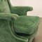 Green Velvet Armchair from Lev & Lev, 1950s, Image 4