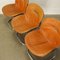 Sabrina Leather Chairs by Gastone Rinaldi for Rima, Italy, 1960s, Set of 4 10