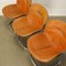Sabrina Leather Chairs by Gastone Rinaldi for Rima, Italy, 1960s, Set of 4, Image 10