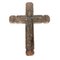 Vintage Kruzifix aus geschnitztem Holz 1