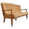 Vintage Oak Sofa by Guillerme et Chambron, Image 2
