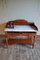 Antique Mahogany Side Table with Marble Top, Image 4