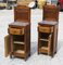 Liberty Era Walnut Bedside Tables with Marble Top, Set of 2 4