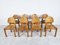 Pine Wood Dining Chairs for Hirtshals Savvaerk, 1980s, Set of 8, Image 3