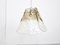 Mid-Century Smoked Glass Lamp by J.T. Kalmar for Franken Kg 12