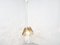 Mid-Century Smoked Glass Lamp by J.T. Kalmar for Franken Kg 7