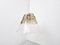 Mid-Century Smoked Glass Lamp by J.T. Kalmar for Franken Kg 1