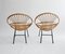 Mid-Century French Rattan Chairs, France, 1950s, Set of 2 6