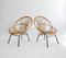 Chaises Mid-Century en Rotin, France, 1950s, Set de 2 5