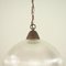 Art Deco Industrial Holophane Glass Pendant Lamps, France, 1930s-1940s, Set of 2 15