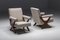 Teak PJ-SI-48-A Lounge Chairs by Pierre Jeanerette, India, 1960s, Image 6