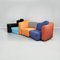 Italian Modern Modular Sofa Cannaregio by Gaetano Pesce for Cassina, 1987, Set of 3 3