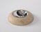 Mid-Century Ashtray in Travertine, Marble and Steel from Mannelli, Italy, 1970s 6