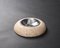 Mid-Century Ashtray in Travertine, Marble and Steel from Mannelli, Italy, 1970s 4