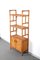 Mid-Century Italian Rattan and Bamboo Bookcase with Doors, 1970s, Image 3
