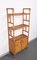 Mid-Century Italian Rattan and Bamboo Bookcase with Doors, 1970s, Image 14