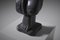 Surrealistische Skulptur, Frankreich, 1940er, schwarzer Marmor 2