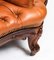 Viktorianisches Love Seat Conversation Sofa aus Leder, 19. Jh 16