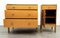 Cassettiera e mobiletto vintage in legno chiaro di Stag, set di 2, Immagine 7