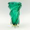 Mid-Century Twisted Sommerso Murano Glass Vase, Italy, 1960s, Image 3