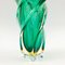 Mid-Century Twisted Sommerso Murano Glass Vase, Italy, 1960s 5