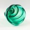 Mid-Century Twisted Sommerso Murano Glasvase, Italien, 1960er 6