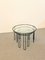 Round Wire Fly Line Nesting Tables, Italy, 1970s, Set of 3 7