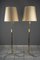 Large Brass Floor Lamps Helios Mod. 2035 by J. T. Kalmar 1960s, Set of 2, Image 1