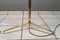 Large Brass Floor Lamps Helios Mod. 2035 by J. T. Kalmar 1960s, Set of 2 5