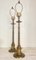 Large Brass Faux-Bamboo Table Lamps, 1960’s., Set of 2 7